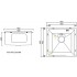 Кухонная мойка ARFEKA ECO AR 450*450 SATIN