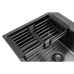 Кухонная мойка ARFEKA ECO AR 450*500, коландер, дозатор BLACK +CL AR+DS AR