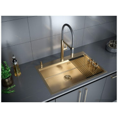 Кухонная мойка Paulmark PM707551-BG
