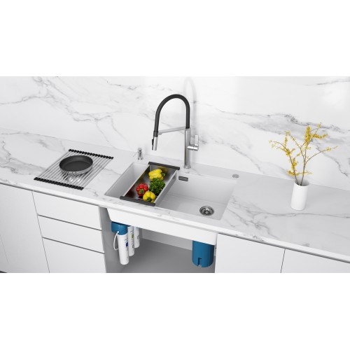 Кухонная мойка Paulmark Lumi LU74SK-WH