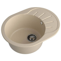 Кухонная мойка GranFest Rondo GF-R580L (кашемир)