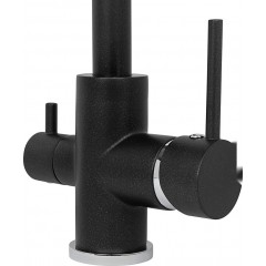 Кухонная мойка AquaSanita Arca SQA102 + Sabiaduo 2963 (черный металлик 601)