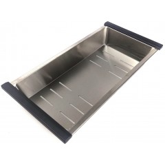 Кухонная мойка Roxen Simple 560220-55B PVD оружейная сталь(с коландером и дозатором)