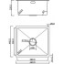 Кухонная мойка Roxen Uno 560210-44B графит