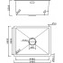 Кухонная мойка Roxen Uno 560210-54-BS графит