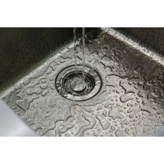 Кухонная мойка Roxen Stage 560250-60B PVD оружейная сталь (c держателем для ножей, двумя коландерами, разделочной доской и дозатором)