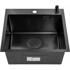 Кухонная мойка Roxen Snake 560220-45-BS графит