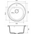 Кухонная мойка GranFest GF-R510 (кашемир)