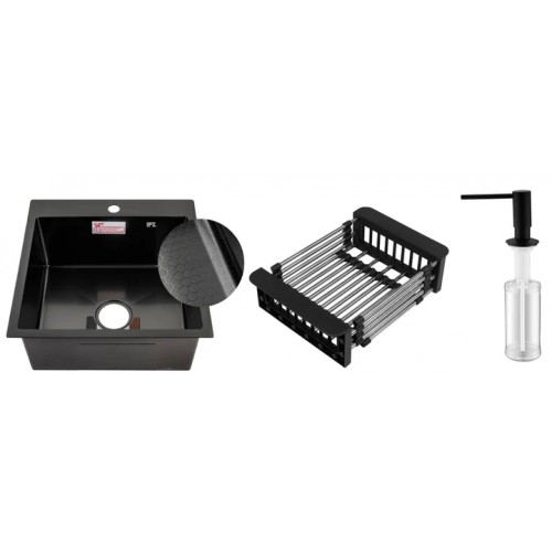 Кухонная мойка Schtoff Best Decor Black 5050