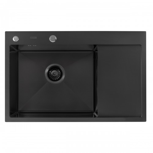 Кухонная мойка ARFEKA ECO AR 780*500 L BLACK PVD NANO