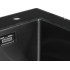 Кухонная мойка ARFEKA ECO AR 500*500 GS BLACK GLASS + BLACK PVD NANO