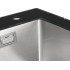 Кухонная мойка ARFEKA ECO AR 500*500 GS BLACK GLASS + SATIN
