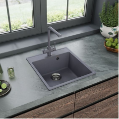 Кухонная мойка Maunfeld Perla 460 MFQS-460LGR