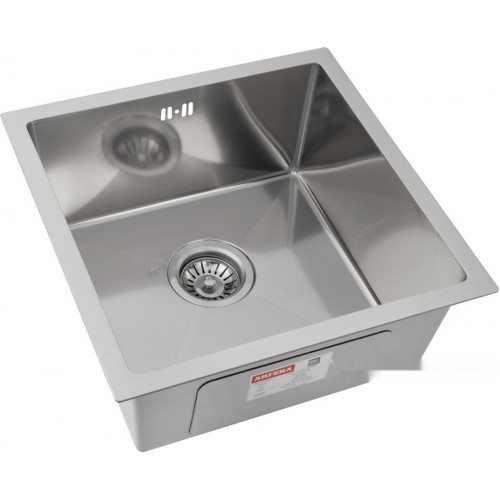 Кухонная мойка ARFEKA ECO AR 450*450 SATIN DECOR MILLET GRAINS