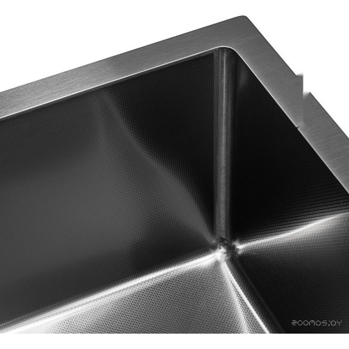 Кухонная мойка ARFEKA ECO AR 450*500 BLACK PVD NANO DECOR MILLET GRAINS