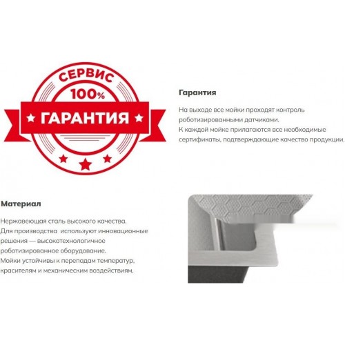 Кухонная мойка Schtoff Best Decor Black 5550