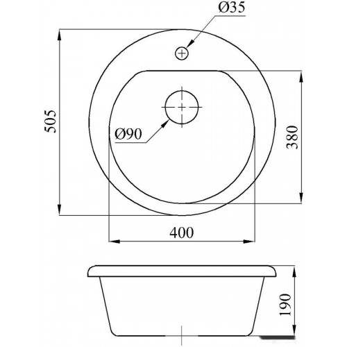 Кухонная мойка БелЭворс Nika (грей)