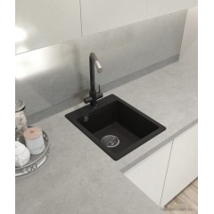Кухонная мойка GranFest Urban GF-UR-245 (черный)