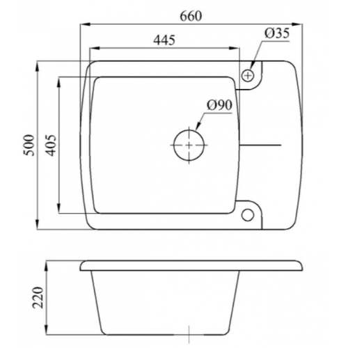 Кухонная мойка БелЭворс Flexi L (черный)