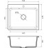 Кухонная мойка GranFest SMART Smart 520 (черный)
