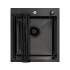 Кухонная мойка ARFEKA ECO AR 450*500 роллер-мат, дозатор BLACK DECOR +RM AR+DS AR
