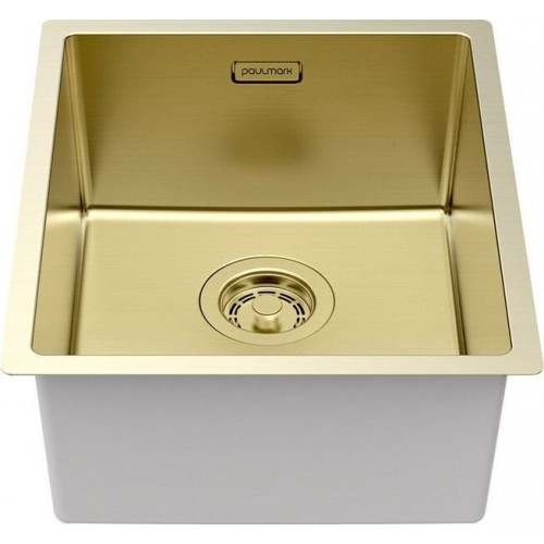 Кухонная мойка Paulmark Lassan 38 UNI LA38-LG (золото/светлое золото)