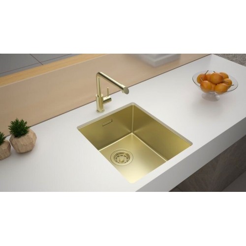 Кухонная мойка Paulmark Lassan 38 UNI LA38-LG (золото/светлое золото)