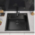 Кухонная мойка ARFEKA Eco AR 600*500 Black PVD Nano Decor Volcanic Rock