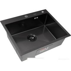 Кухонная мойка ARFEKA Eco AR 600*500 Black PVD Nano Decor Volcanic Rock