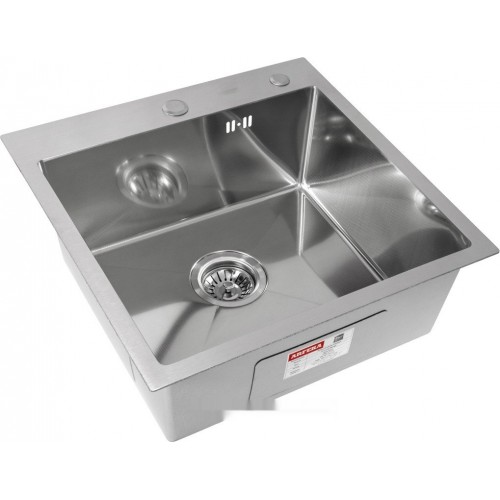 Кухонная мойка ARFEKA Eco AR 500*500 Satin Decor Millet Grains