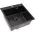 Кухонная мойка ARFEKA Eco AR 500*500 Black PVD Nano Decor Volcanic Rock