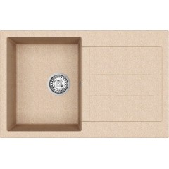 Кухонная мойка AquaSanita Rock SQR 103 110 AW (бежевый)