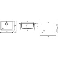 Кухонная мойка AquaSanita Fast SQF 103 (белый 710)