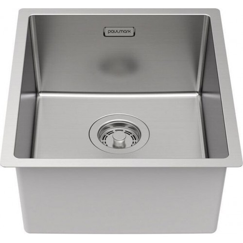 Кухонная мойка Paulmark Lassan 38 UNI LA38-BS (стальной/брашированная сталь)