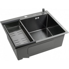 Кухонная мойка FUTUR FK 5050 B Eco Nano (черный нано)