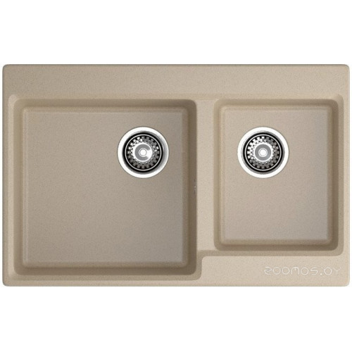 Кухонная мойка GranFest GF-LV-780K (песочный)