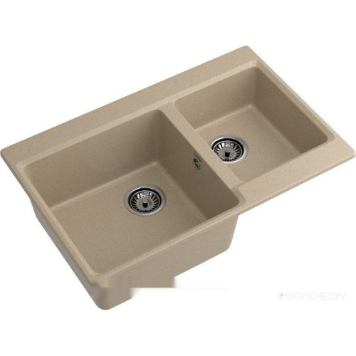 Кухонная мойка GranFest GF-LV-780K (песочный)