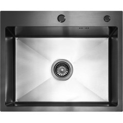 Кухонная мойка Blantek FS-5848B Nano black ECO (+501F40-B)