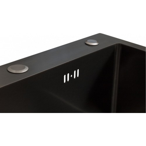 Кухонная мойка Blantek FS-5848B Nano black ECO (+501F40-B)