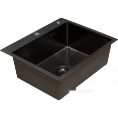 Кухонная мойка Blantek FS-5848HN Honeycomb Nano black ECO (+501F40-B)