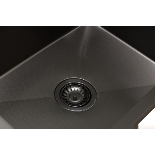 Кухонная мойка Blantek FS-5848HN Honeycomb Nano black ECO (+501F40-B)