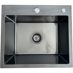 Кухонная мойка Blantek LS-5044B Nano black