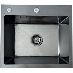 Кухонная мойка Blantek LS-5044HN Honeycomb Nano black