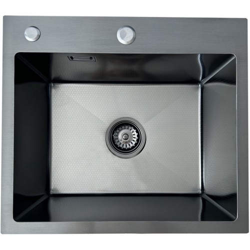 Кухонная мойка Blantek LS-5044HN Honeycomb Nano black