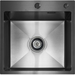 Кухонная мойка Blantek LS-5050B Nano black