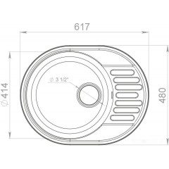 Кухонная мойка GranFest QUARZ Z-58 (черный)