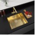 Кухонная мойка Zorg ZRN 4555 Premium PVD Gold