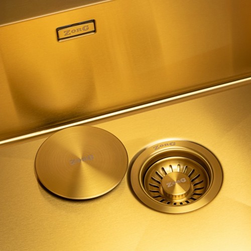 Кухонная мойка Zorg ZRN 4555 Premium PVD Gold