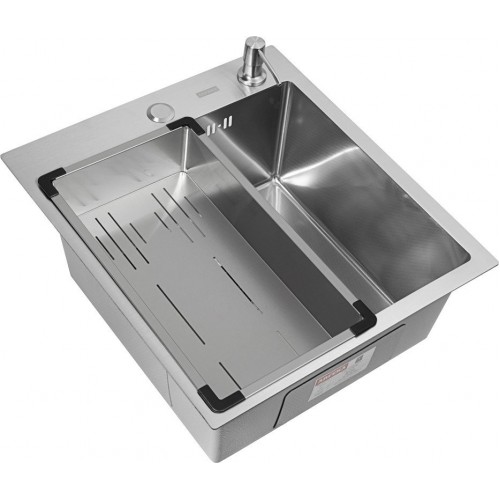 Кухонная мойка ARFEKA Eco AR мойка 450*500, коландер G, дозатор Satin Decor Millet +CL AR G+DS AR