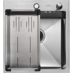 Кухонная мойка ARFEKA Eco AR мойка 450*500, коландер G, дозатор Satin Decor Millet +CL AR G+DS AR